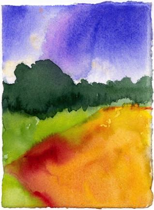 05 (Field), 14cmx19cm, Watercolour 05 (Field), 14cmx19cm, Watercolour
